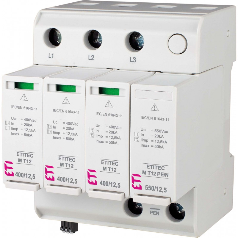 Обмежувач перенапруги ETITEC M T12 950/12,5 4Y RC