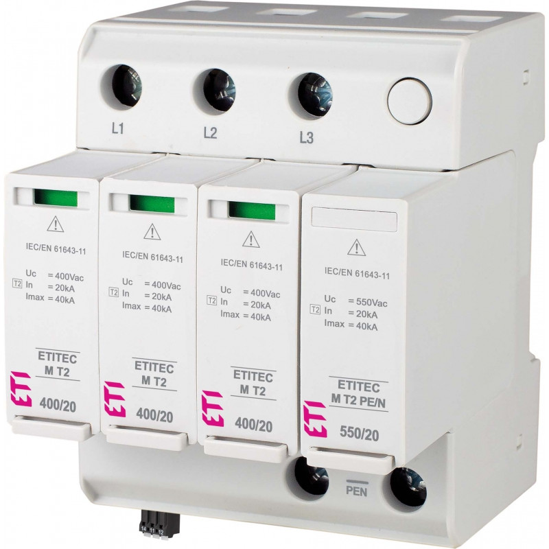 Обмежувач перенапруги ETITEC M T2 950/20 4Y