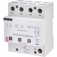 Обмежувач перенапруги ETITEC VS T123 255/25 (4+0)