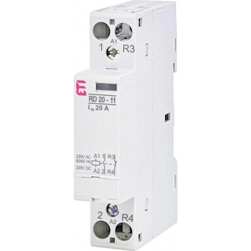 Контактор модульний RD 20-11 230V AC/DC