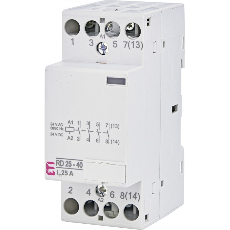 Контактор модульний RD 25-40 24V AC/DC