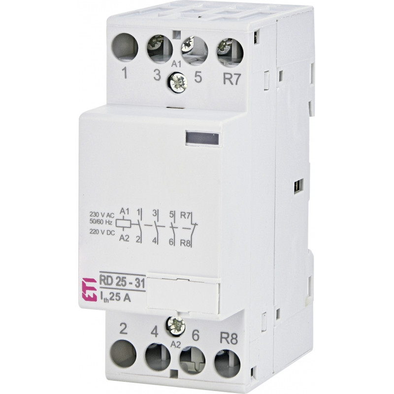 Контактор модульний RD 25-31 230V AC/DC