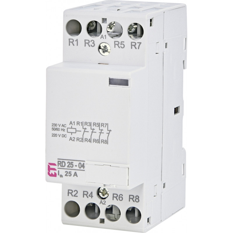 Контактор модульний RD 25-04 230V AC/DC