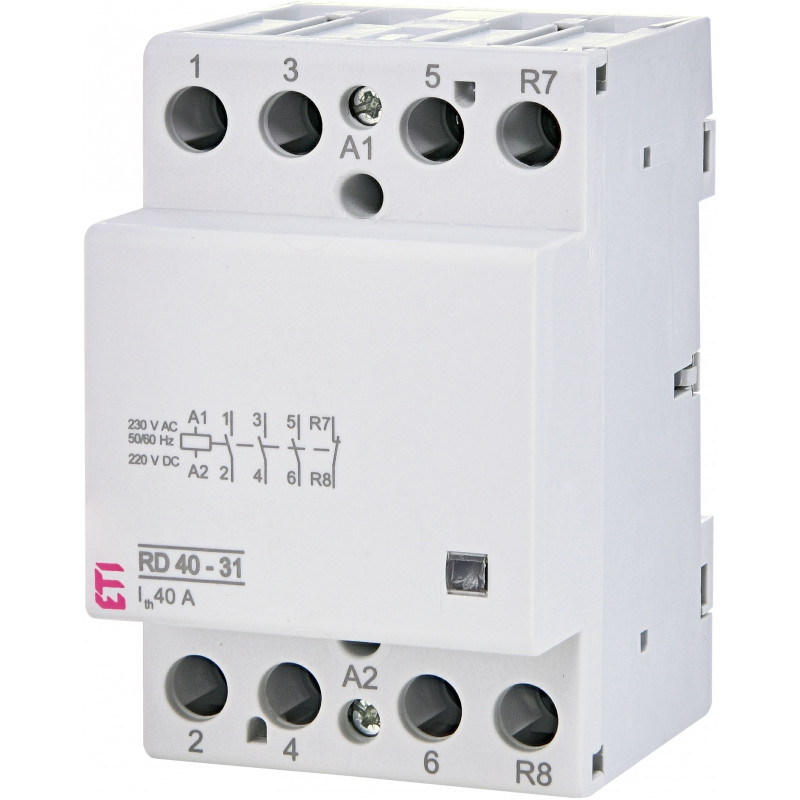 Контактор модульний RD 40-31 230V AC/DC