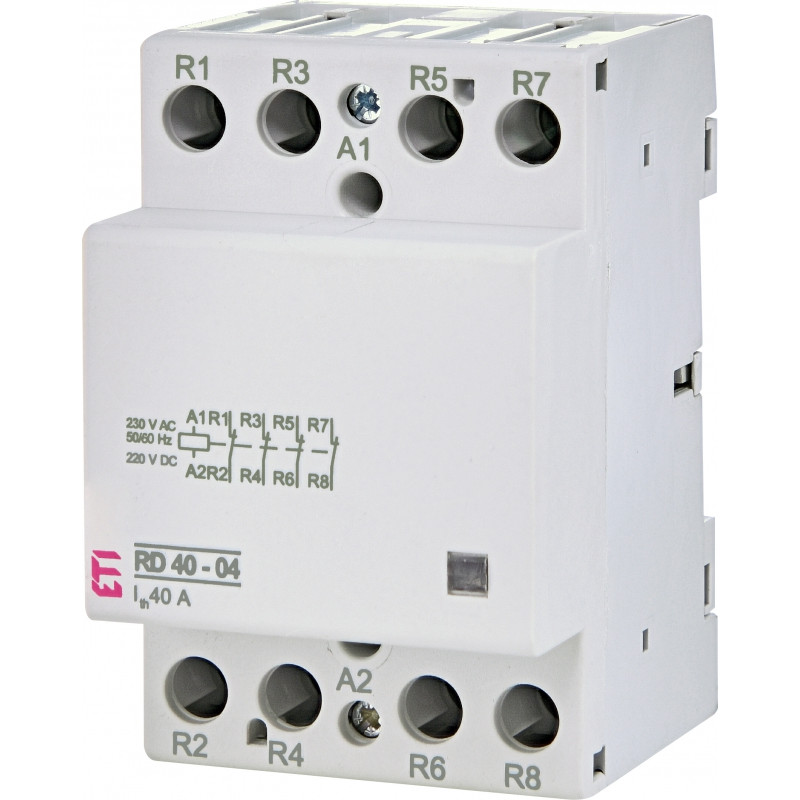 Контактор модульний RD 40-04 230V AC/DC