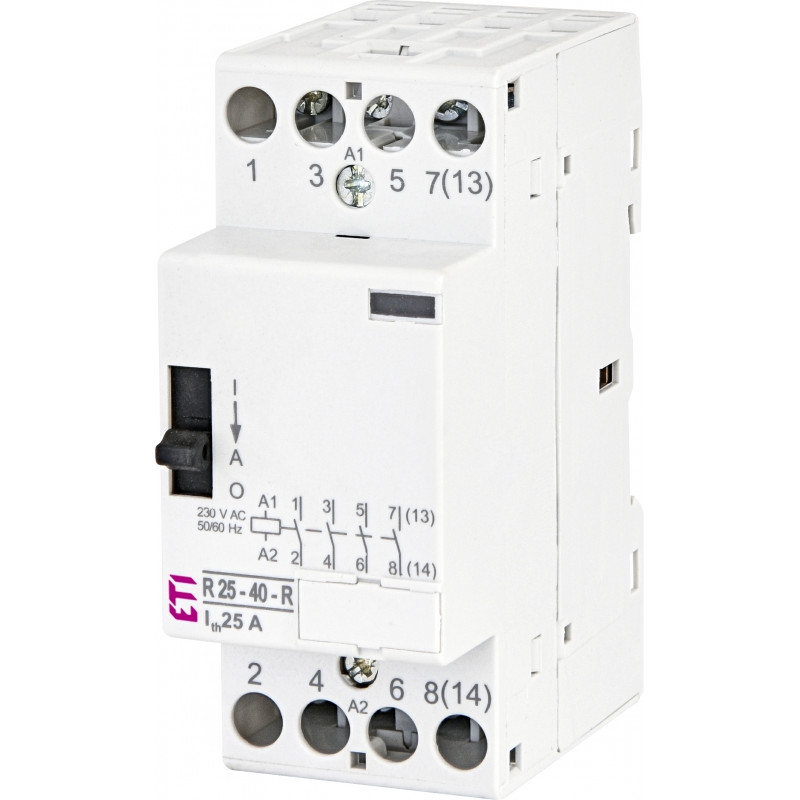 Контактор модульний R-R 25-40 230V AC (ручн.керув.)