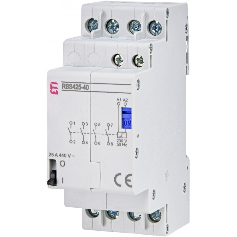 Контактор імпульсний RВS 425-40 230V AC (25A, 4NO)