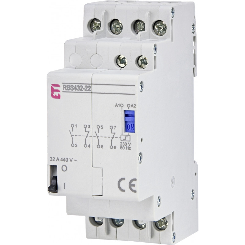 Контактор імпульсний RВS 432-22 230V AC (32A, 2NO+2NC)