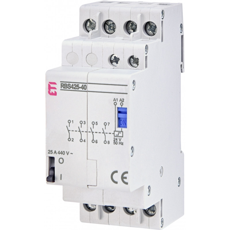Контактор імпульсний RВS 425-40 24V AC (25A, 4NO)