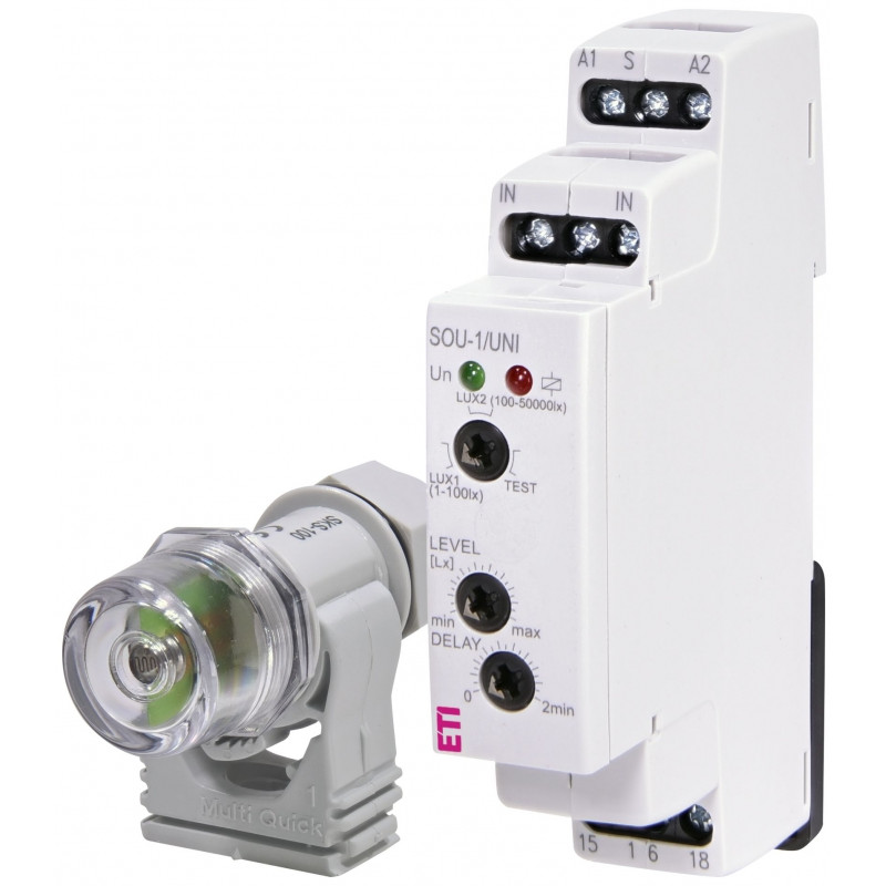 Сутінкове реле SOU-1 UNI 12-240 AC/DC (1x16A_AC1)