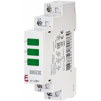 Трифазний індикатор наявності напруги SON H-3G (3x зелений LED)