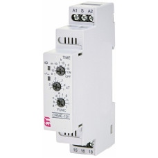 Багатофункціональне реле часу CRME-101 (12-240V AC/DC, 1x16A_AC1)