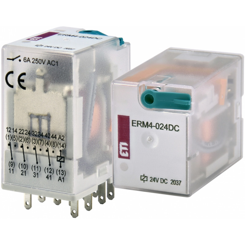 Реле електромеханічне ERM4-024DC 4p
