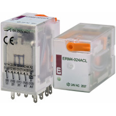 Реле електромеханічне ERM4-024ACL 4p