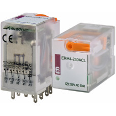 Реле електромеханічне ERM4-230AC 4p