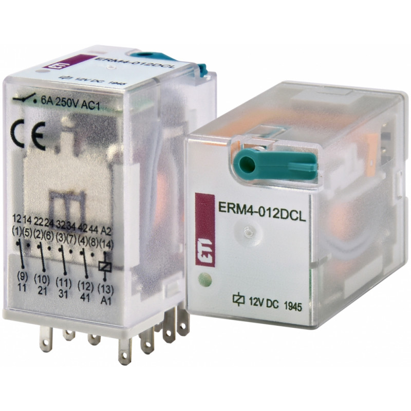 Реле електромеханічне ERM4-012DCL 4p