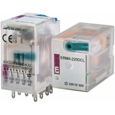 Реле електромеханічне ERM4-220 DCL 4p