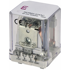 Реле електромеханічне RERM3-24ACL 3p LED (16A AC1, 250V AC)