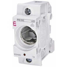 Тримач запобіжника PFB D02 1p LED (63А, E18)