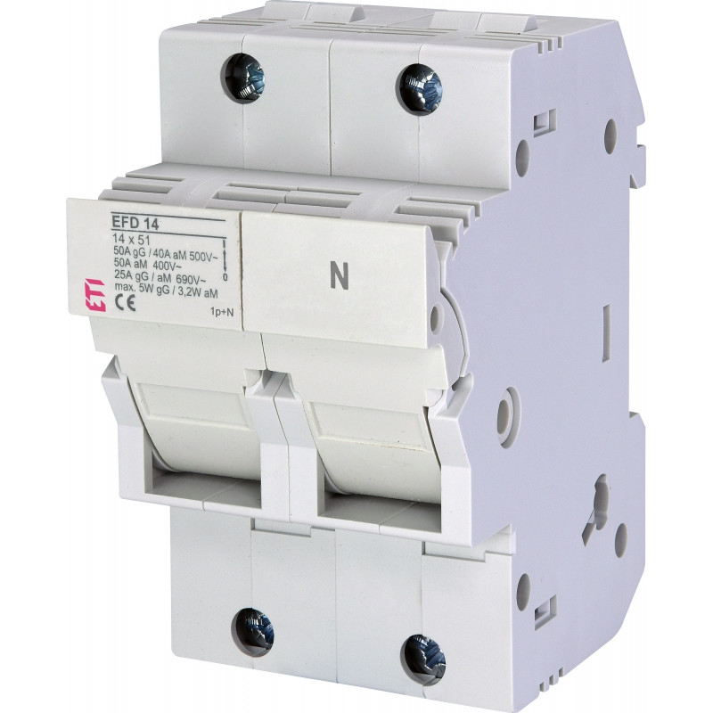 Роз'єднувач EFD 14 1P+N 50A 690V AC