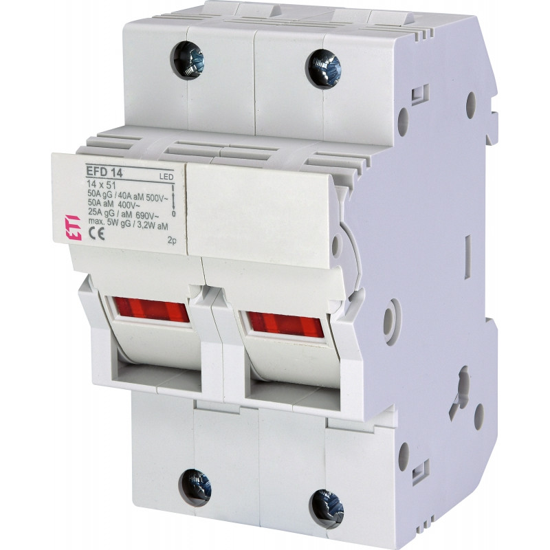 Роз'єднувач EFD 14 LED 2P 50A 690V AC