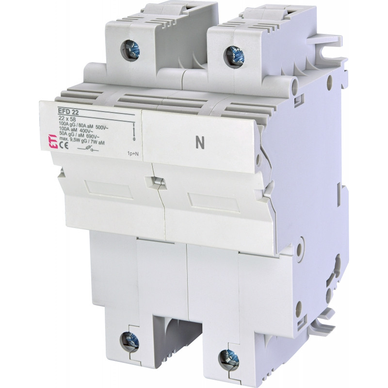 Роз'єднувач EFD 22 1P+N 100A 690V AC