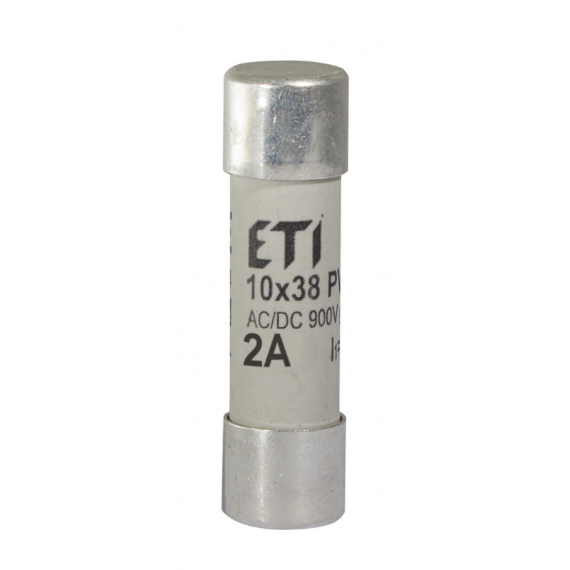Запобіжник CH 10x38 gR 2A 900V (50kA AC)