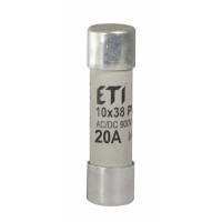 Запобіжник CH 10x38 gR 20A 900V (50kA AC)