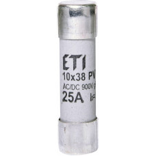 Запобіжник CH 10x38 gR 25A 900V (50kA AC)