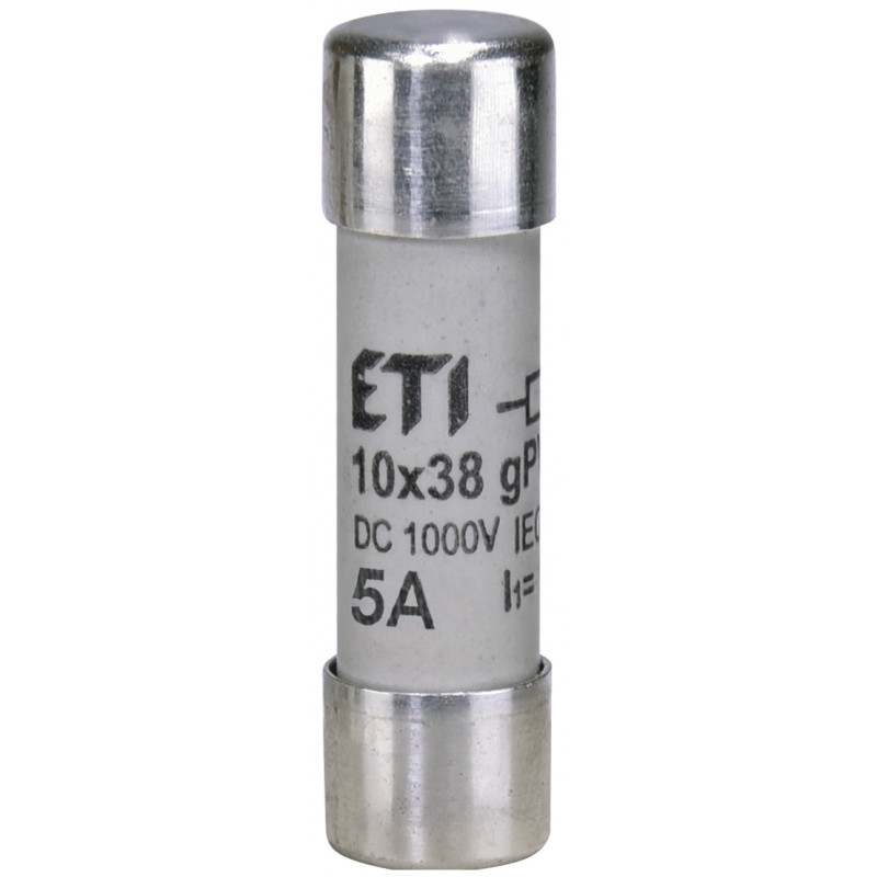 Запобіжник CH 10x38 gPV 5A 1000V (30kA)
