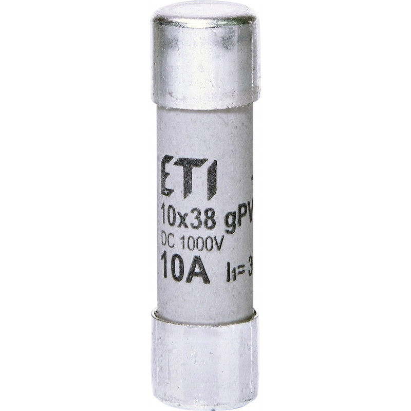 Запобіжник CH 10x38 gPV 10A 1000V (30kA)