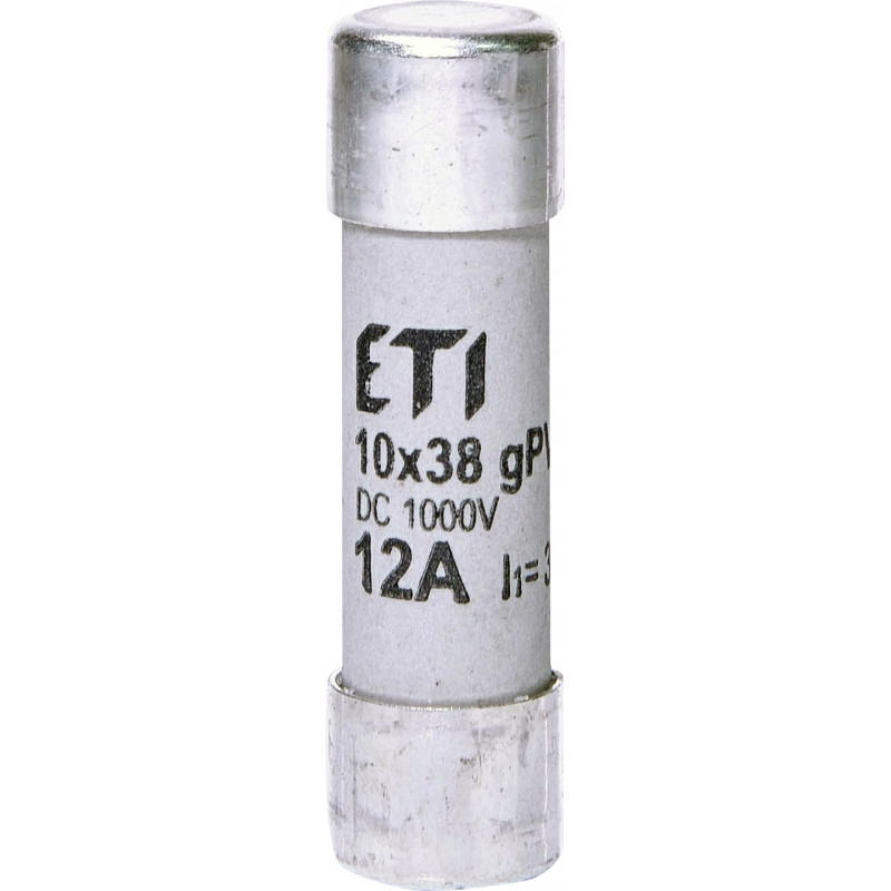 Запобіжник CH 10x38 gPV 12A 1000V (30kA)