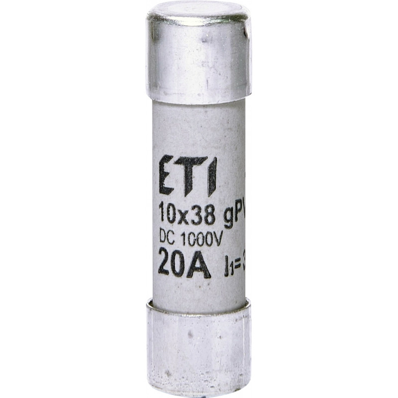 Запобіжник CH 10x38 gPV 20A 1000V (30kA)