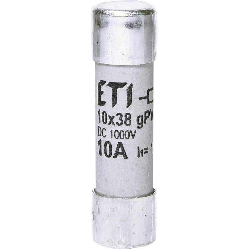 Запобіжник CH 10x38 gPV 10A 1000V (10kA)