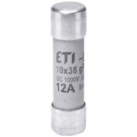 Запобіжник CH 10x38 gPV 12A 1000V (10kA)