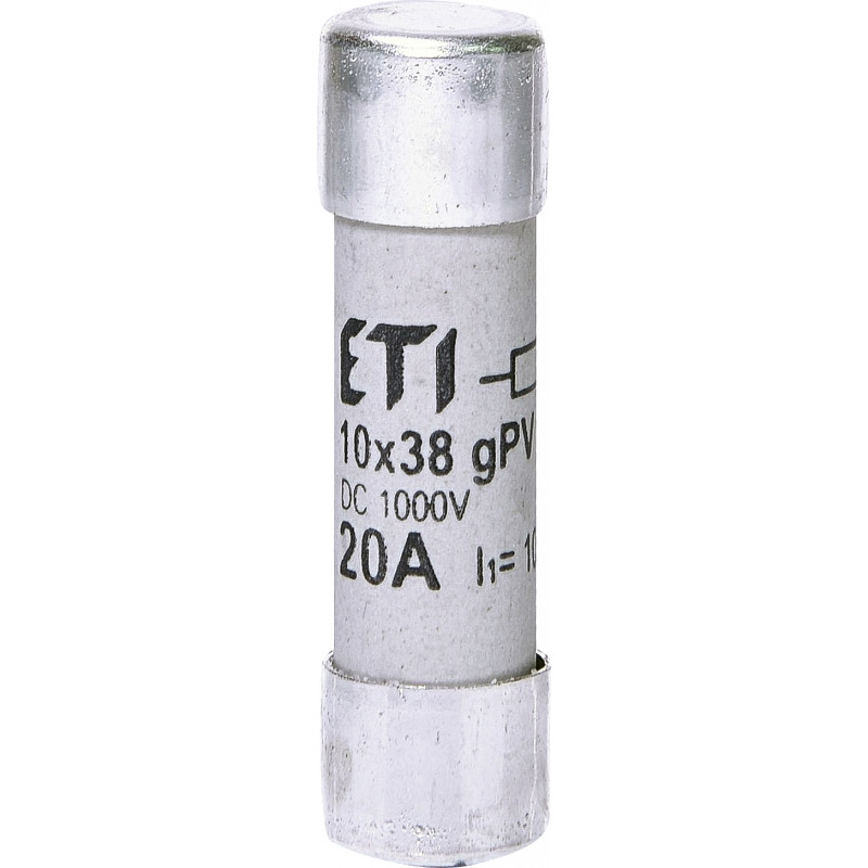 Запобіжник CH 10x38 gPV 20A 1000V (10kA)