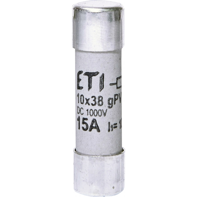 Запобіжник CH 10x38 gPV 15A 1000V (10kA)