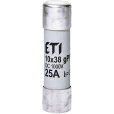 Запобіжник CH 10x38 gPV 25A 1000V (30kA)
