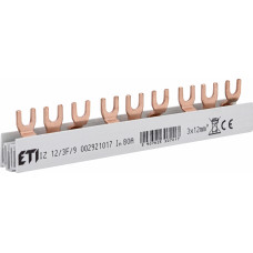 Шина живлення IZ 12/3F/ 9 (12мм2, 3P, 0.16м, Fork, 9mod.)