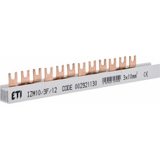 Шина живлення IZM 10/3F/12 (10мм2, 3P, 0.21м, Fork, 12mod., 4xMS/MPE)