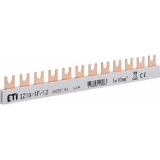 Шина живлення IZ 10/1F/12 (10мм2, 1P, 0.21м, Fork, 12mod.)