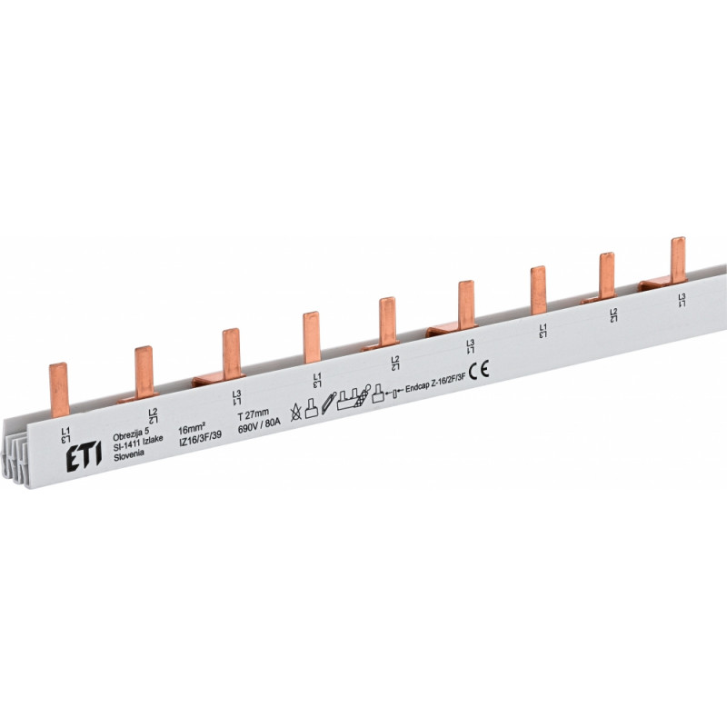 Шина живлення IZS 16/3F/30 (16мм2, 3P, 1.05м, Pin, 30mod.)