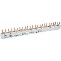 Шина живлення IZ 10/L1L2L3N-L1NL2NL3N (10мм2, 3P+N, 0.21м, Fork, 12mod.)