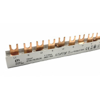 Шина живлення IZ10/L1NL2NL3N/54 (10мм2, 3P+N, 1м, Fork, 54mod.)