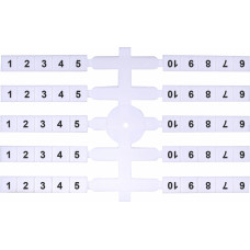 Марковальна табличка (200шт.) EO3 (1-10)