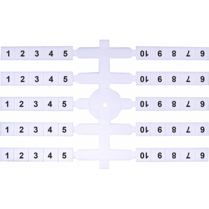 Марковальна табличка (200шт.) EO3 (1-10)