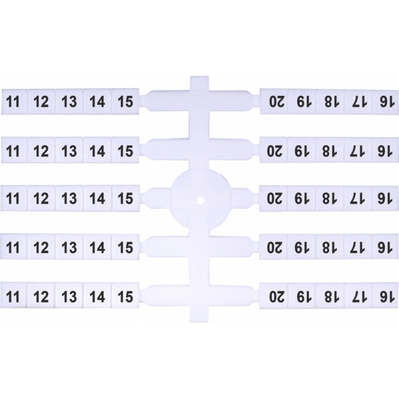 Марковальна табличка (200шт.) EO3 (11-20)