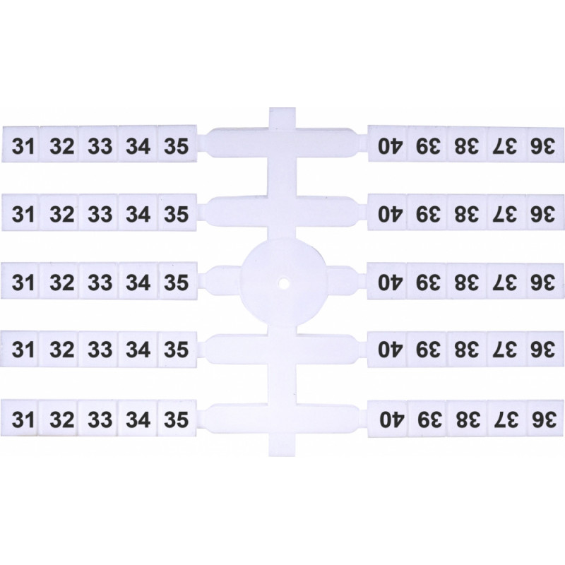 Марковальна табличка (200шт.) EO3 (31-40)