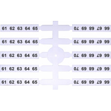 Марковальна табличка (200шт.) EO3 (61-70)