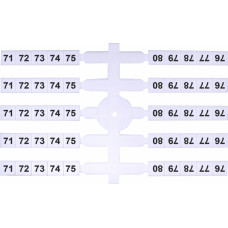 Марковальна табличка (200шт.) EO3 (71-80)